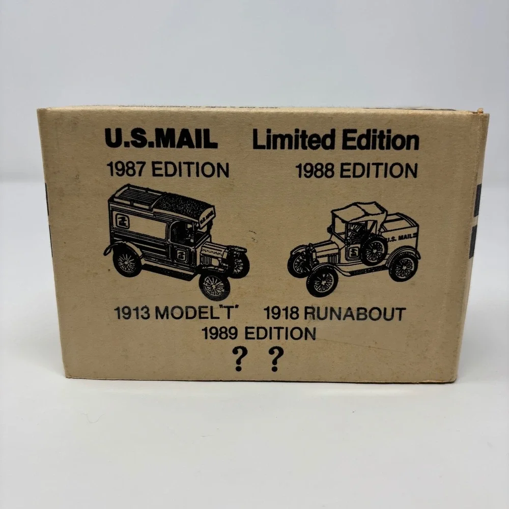 Limited Edition 1918 Ford Model T Runabout US Mail 1:25 Diecast ERTL Coin Bank